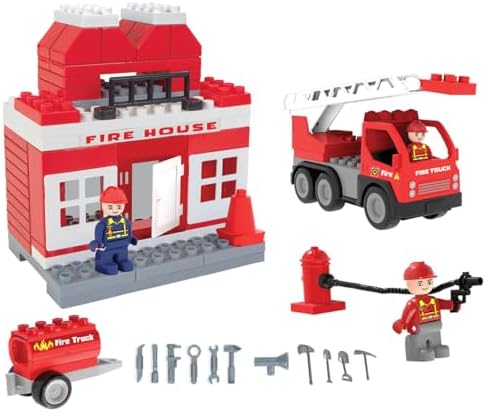 Double Blocks İtfaiye Seti