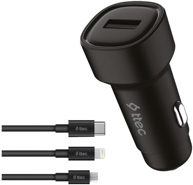 SmartCharger 2.4A Araç Şarj Aleti + Trio Kablo 2CKS30TS