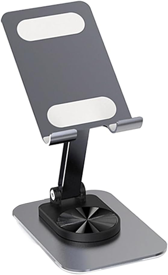 Telefon Standı Çok Yönlü 360° Dönebilen Metal Gövdeli Ayarlanır ve Katlanır Masa Üstü Kullanımı Için Tüm Telefonlara Uygundur