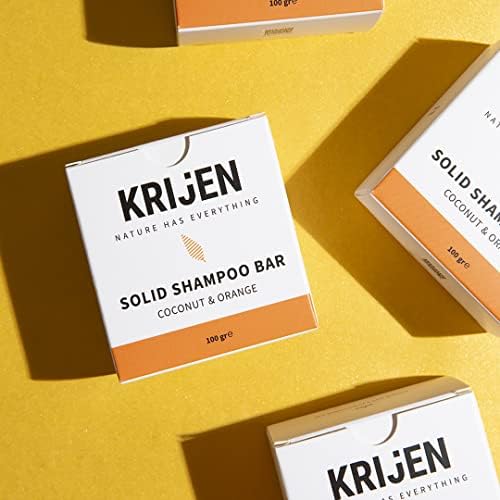 Krijen Hindistan Cevizi & Portakal Kabuğu Katı Şampuan 100 Gr