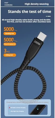 GA51 4in1 20V 5A PD 100W Type-C Hızlı Şarj Kablo, 9V 3A 27W iPhone ile Uyumlu Ligtning