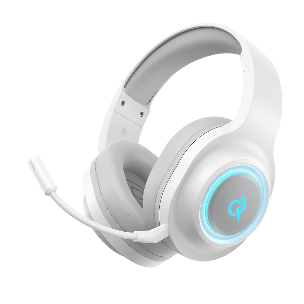 QCY HeroaD V200 RGB 7.1 Kablosuz Gaming Oyuncu Kulaklığı 3 Modlu (BT, 2.4Ghz, Type-C) PC - PS5