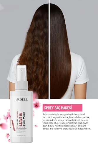 Jadell Sakura Therapy Leave In Hair Mask Besleyici Onarıcı Keratin Botoks Etkili Yoğun Saç Bakım Maskesi