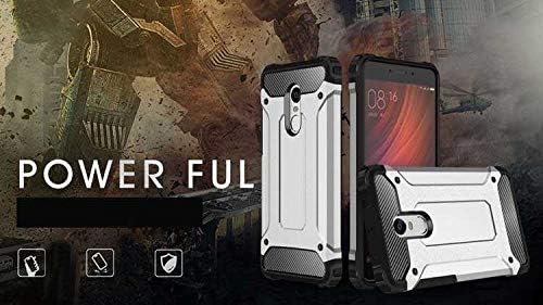 Xiaomi Redmi 5 ile uyumlu Çİft Katman Koruyucu Crash Military Tank Kılıf - Mavi