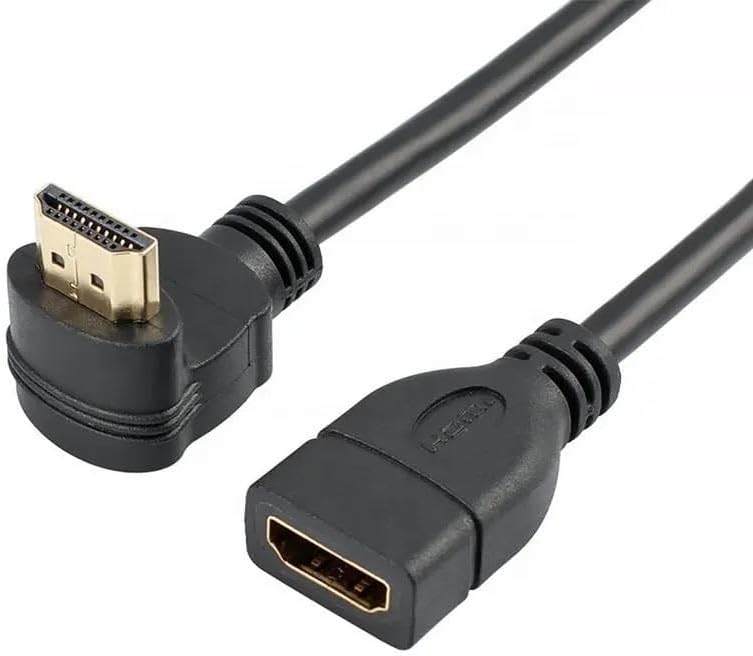 PX-4667 Hdmi Dişi Erkek Uzatma, 1 Metre 90 Derece HDMI Uzatma Kablosu HDMI Uzatma, L Tip HDMI Uzatma, 1 Metre HDMI uzatma