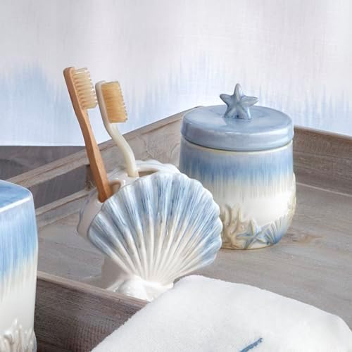 Avanti Linens Soyut Coastal Collection diş fırçası tutucu, çok renkli