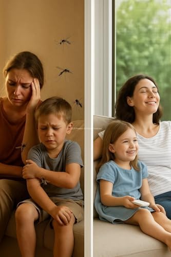 Çift Kanat Pratik Sineklik, 1,25 m x 1.5 m Tül, Kapı & Pencere Uyumlu, 5,5 m Yapıştırma Bantlı (2 Adet)