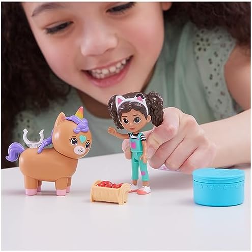 , Cat-tivity Set, Kittycorn At – Gabby ve Kico gökkuşağı tek boynuzlu at seti, 3 yaşından büyük çocuklar için uygundur