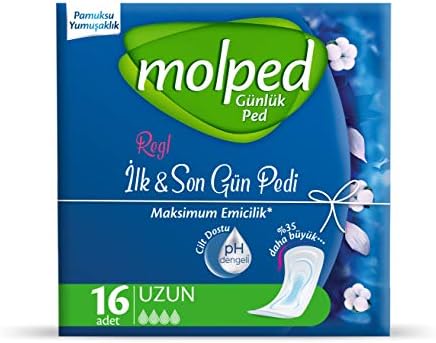Regl İlk & Son Gün Pedi Uzun Günlük Ped (1 x 16 Adet)