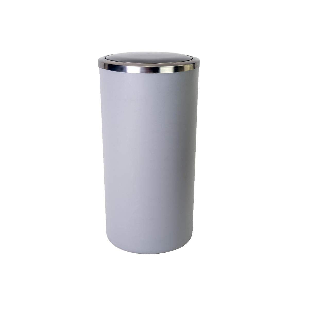 Primanova Lenox M-E48-07 Çöp Kovası, Gri, 35 Lt