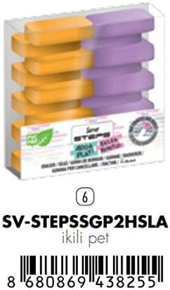 Steps Silgi Pastel Hrd Sar-Lavanta 2li Pet
