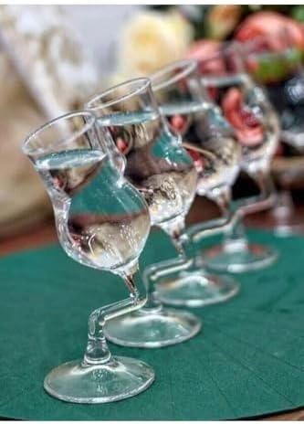 Faya Home Zikzak Ayak Kadeh Kahve Yanı Bardağı 2'li