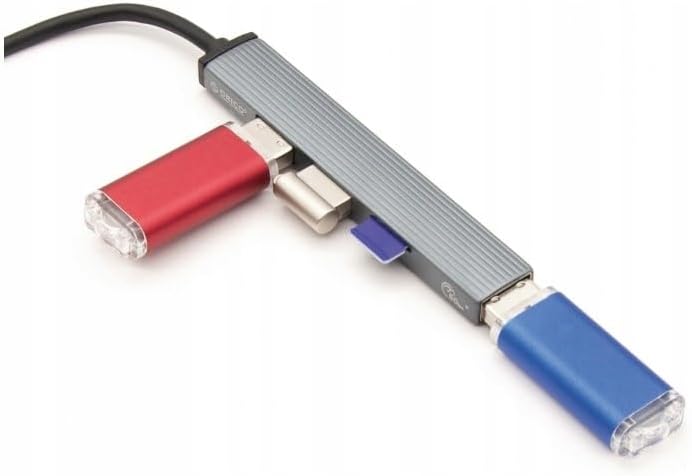 Type-C to 3 Portlu USB 3.0 Çoklayıcı TF Micro SD Kart Okuyucu Hub