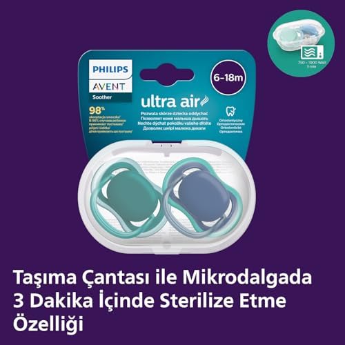 Ultra Air Emzik 6-18 Ay, 2'li Unisex, SCF085/31
