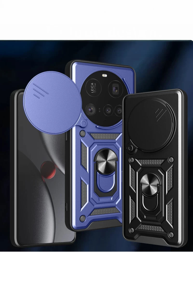Xiaomi Mi 15 Ultra Kılıf Pars Lens Yüzüklü Silikon - Yeşil