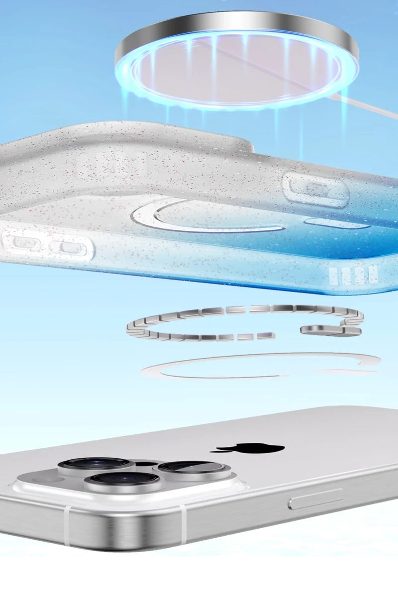 Apple iPhone 14 Pro Max Pummel Shiny Magsafe Kapak - Siyah