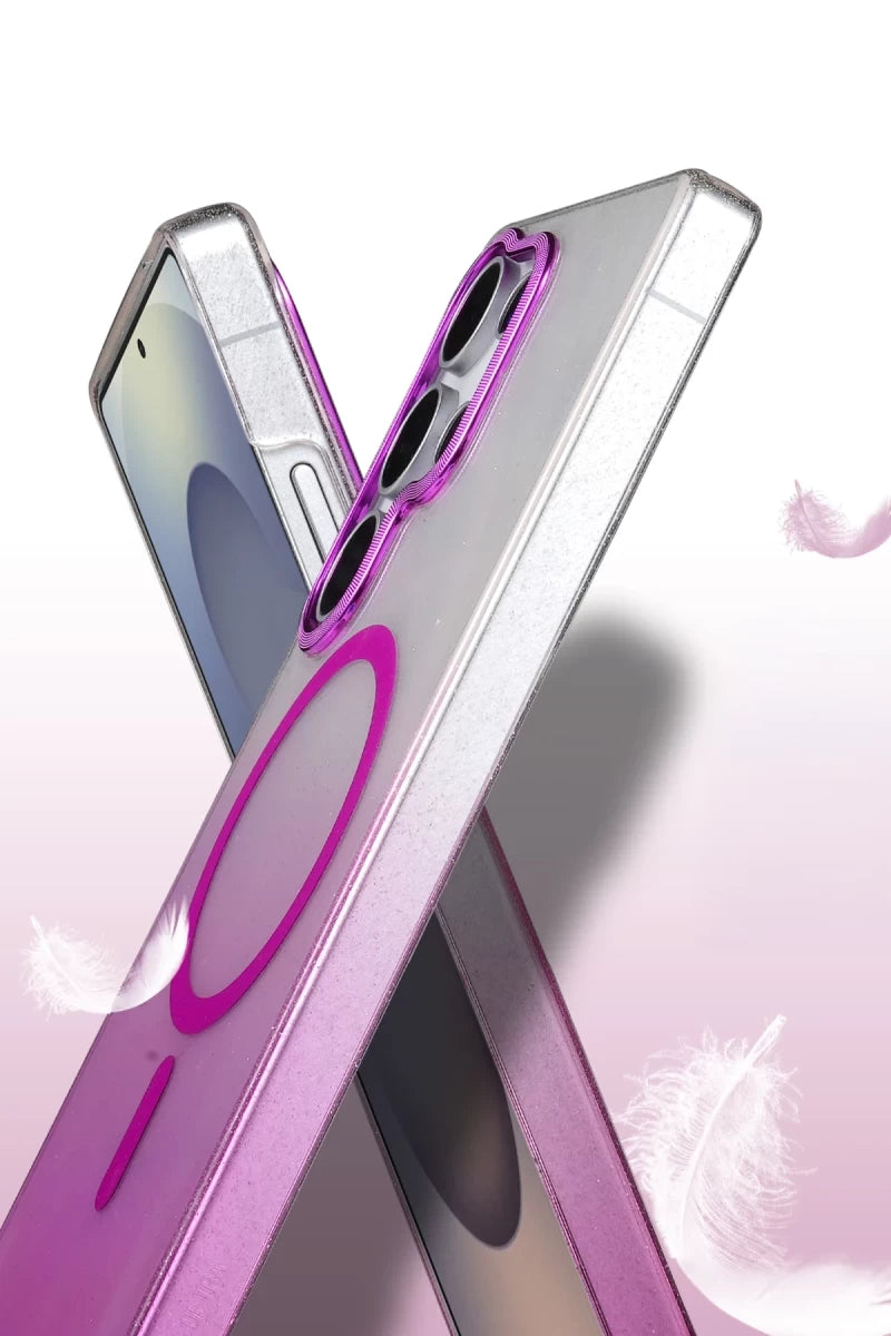 Samsung Galaxy S24 Ultra Glossy Magsafe Kapak - Siyah