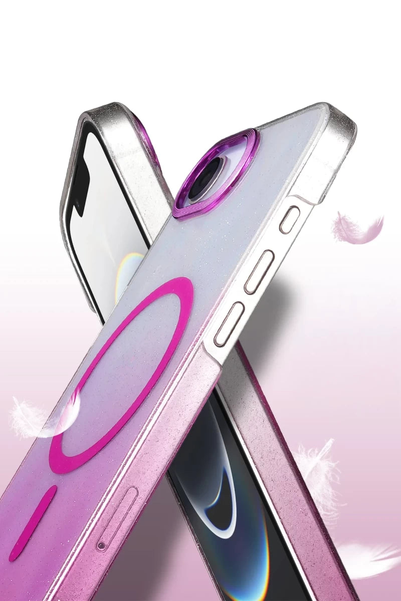 Apple iPhone 16E Glossy Magsafe Kapak - Mavi