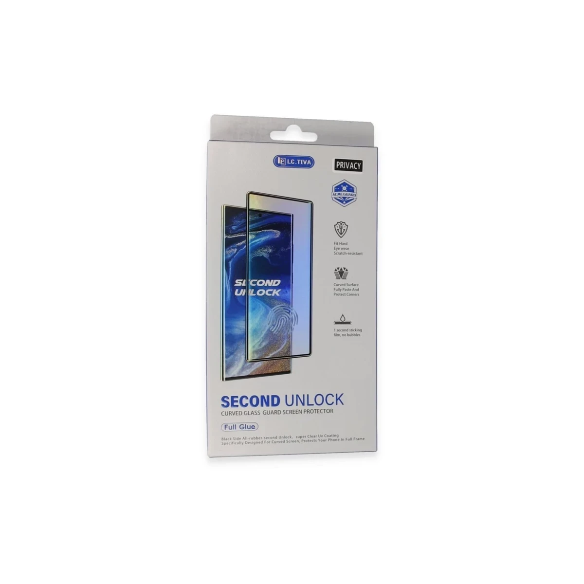 Samsung Galaxy S24 Ultra Durable Full Glue Curved Hayalet Cam