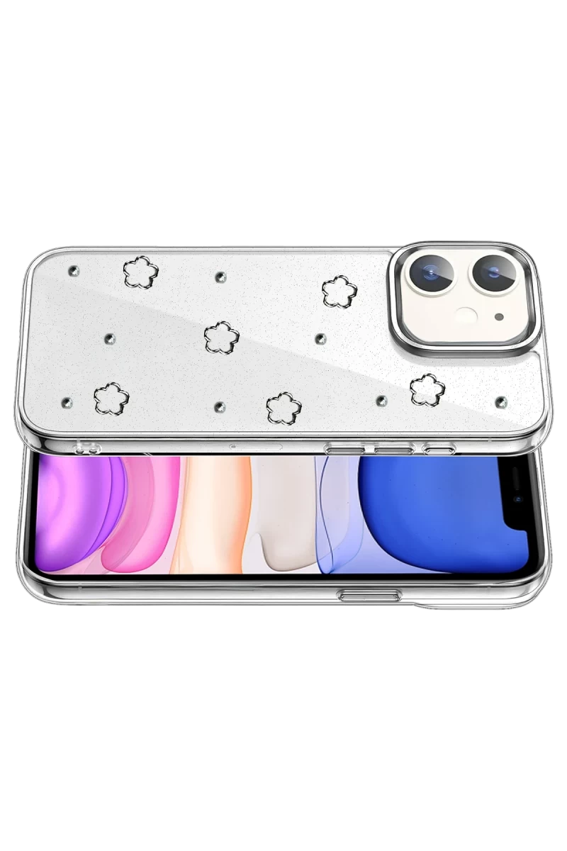 Apple iPhone 12 Fiyonk Desenli Kapak - Desen 2