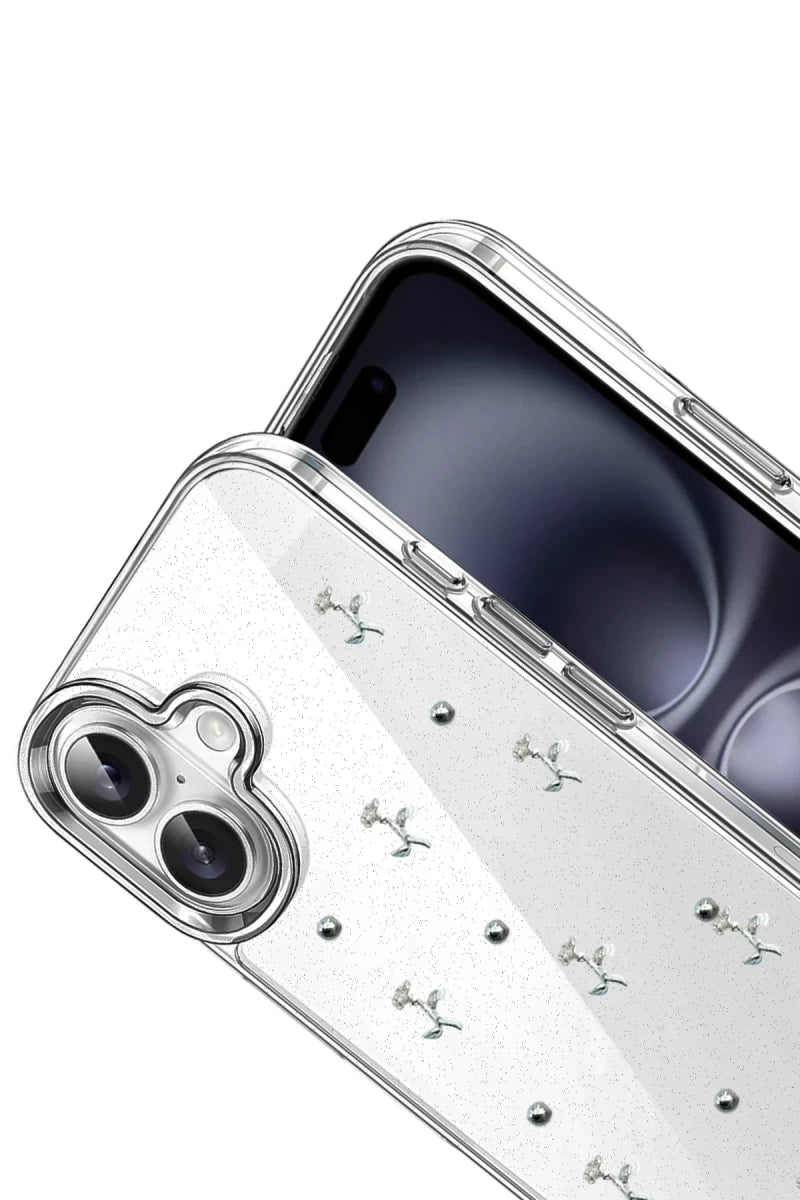 Apple iPhone 16 Fiyonk Desenli Kapak - Desen 4