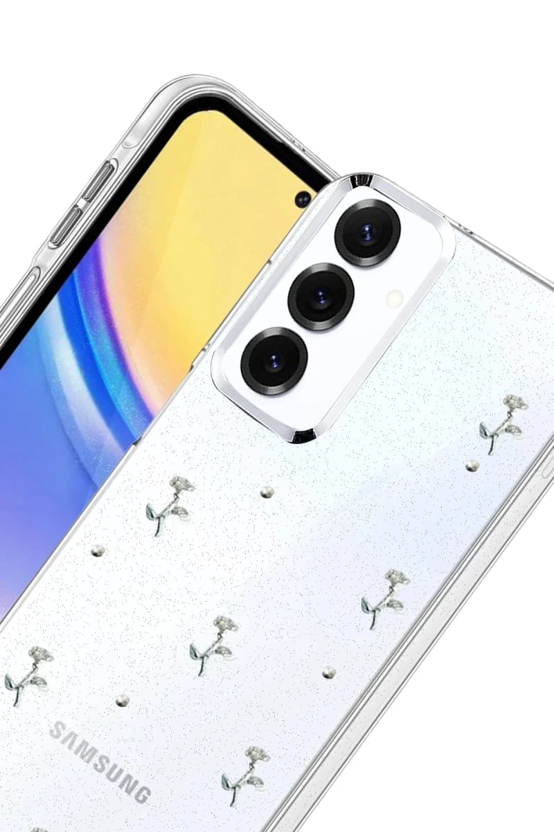 Samsung Galaxy S25 Fiyonk Desenli Kapak - Desen 4