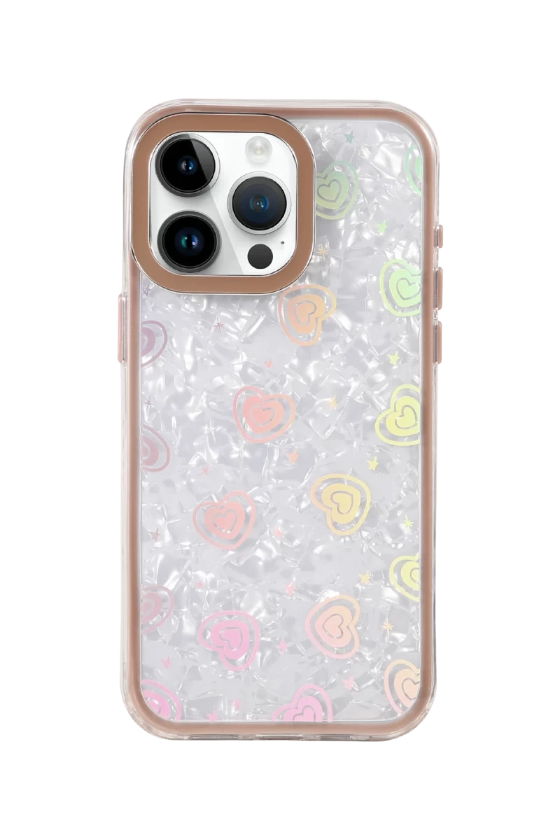 Apple iPhone 15 Pro Lumi Desenli Kapak - Çöl Titanyum