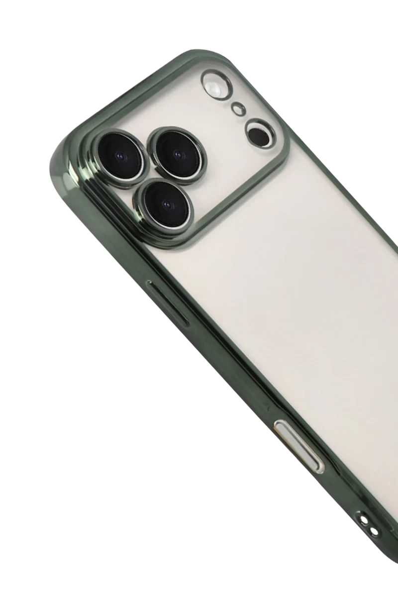 Apple iPhone 17 Pro Max Razer Lensli Silikon - Yeşil