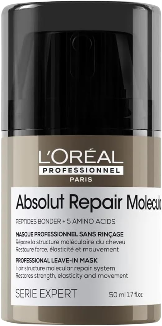 Professionnel Paris Serie Expert Absolut Repair Molecular Tüm Yıpranmış Saçlar İçin Durulanmayan Maske 50ml