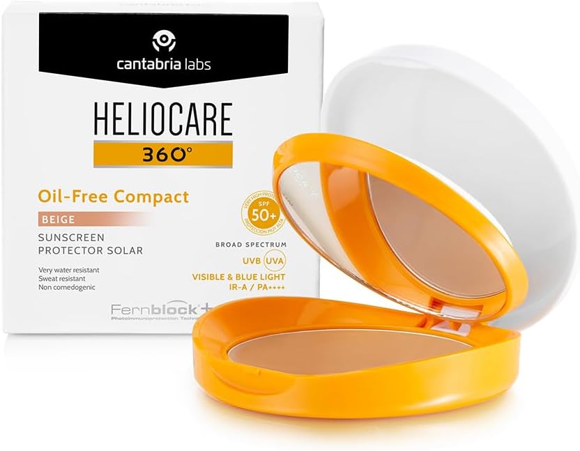 Heliocare 360º Spf 50 Oil-free Compact Color Beige | (Eski Compact Buğday)