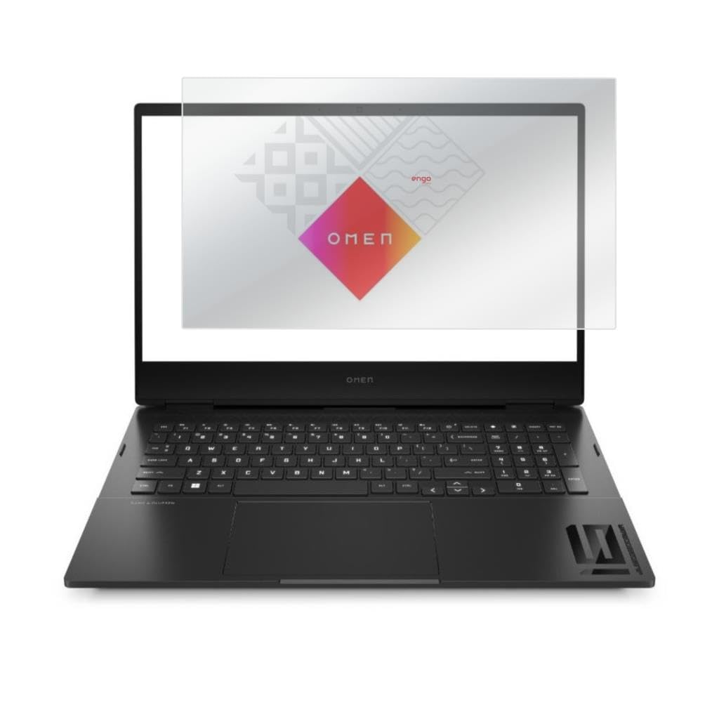 Engo Hp Omen 16-WF1010NT 16.1 İnç İle Uyumlu Mat Ekran Koruyucu Notebook, Yansıma Ve Parlama Önleyici Parmak İzi Bırakmayan Laptop Koruma, 9H Temperli Kırılmaz Esnek Nano Cam 16:9