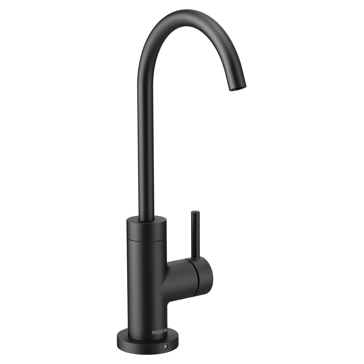 Moen S5530BL Sip Modern Soğuk Su Mutfak İçecek Musluğu Opsiyonel Filtrasyon Sistemi ile, Mat Siyah
