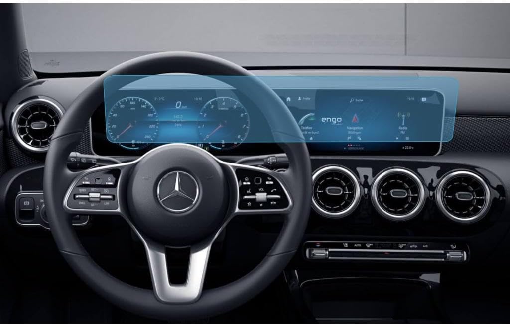 Engo Mercedes A180 ile Uyumlu Ekran Koruyucu Multimedya Ve Dijital Ekran