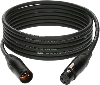 Klotz M1 MY206 Mikrofon Kablosu Siyah 25m XLR KLOTZ Uçlu