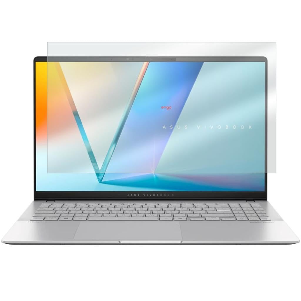 Engo Asus Vivobook S16 (S3607) 16 İnç İle Uyumlu Mat Ekran Koruyucu Notebook, Yansıma Ve Parlama Önleyici Parmak İzi Bırakmayan Laptop Koruma, 9H Temperli Kırılmaz Esnek Nano Cam