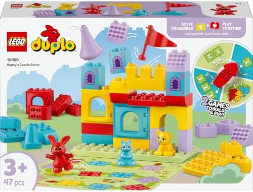 Hopsy’nin Oyunu 10450 – 3 Yaş ve Üzeri Hayvansever Çocuklar için 3 Figürlü Hayal Gücü Geliştiren Eğitici Oyuncak Yapım Seti, Doğum Günü Hediyesi (47 Parça)