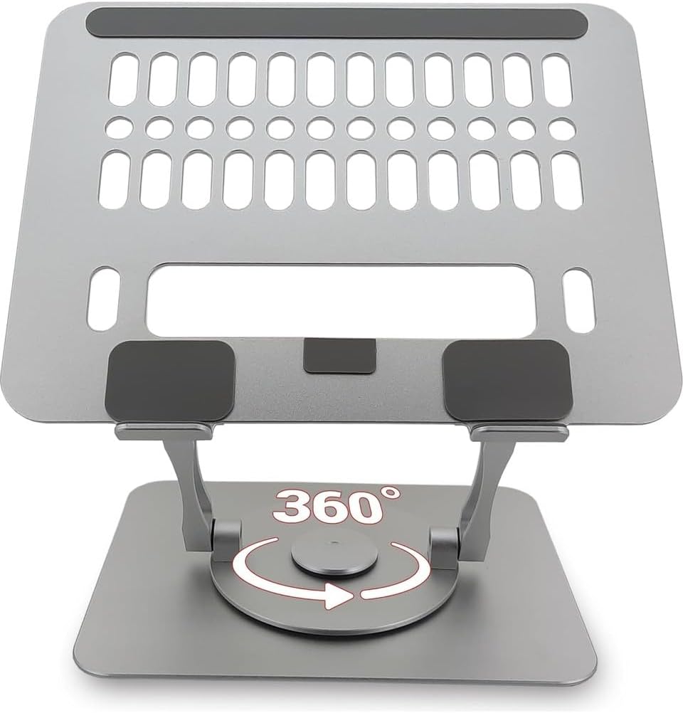 ZR-516 Alüminyum Taşınabilir 360 Derece Dönebilir Katlanabilir Laptop Standı