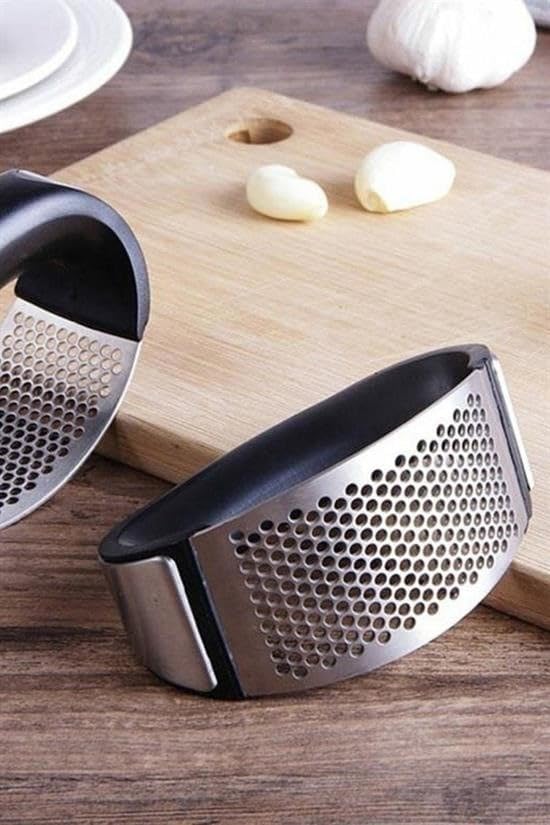 Sarımsak Ezici Paslanmaz Çelik Garlic Press