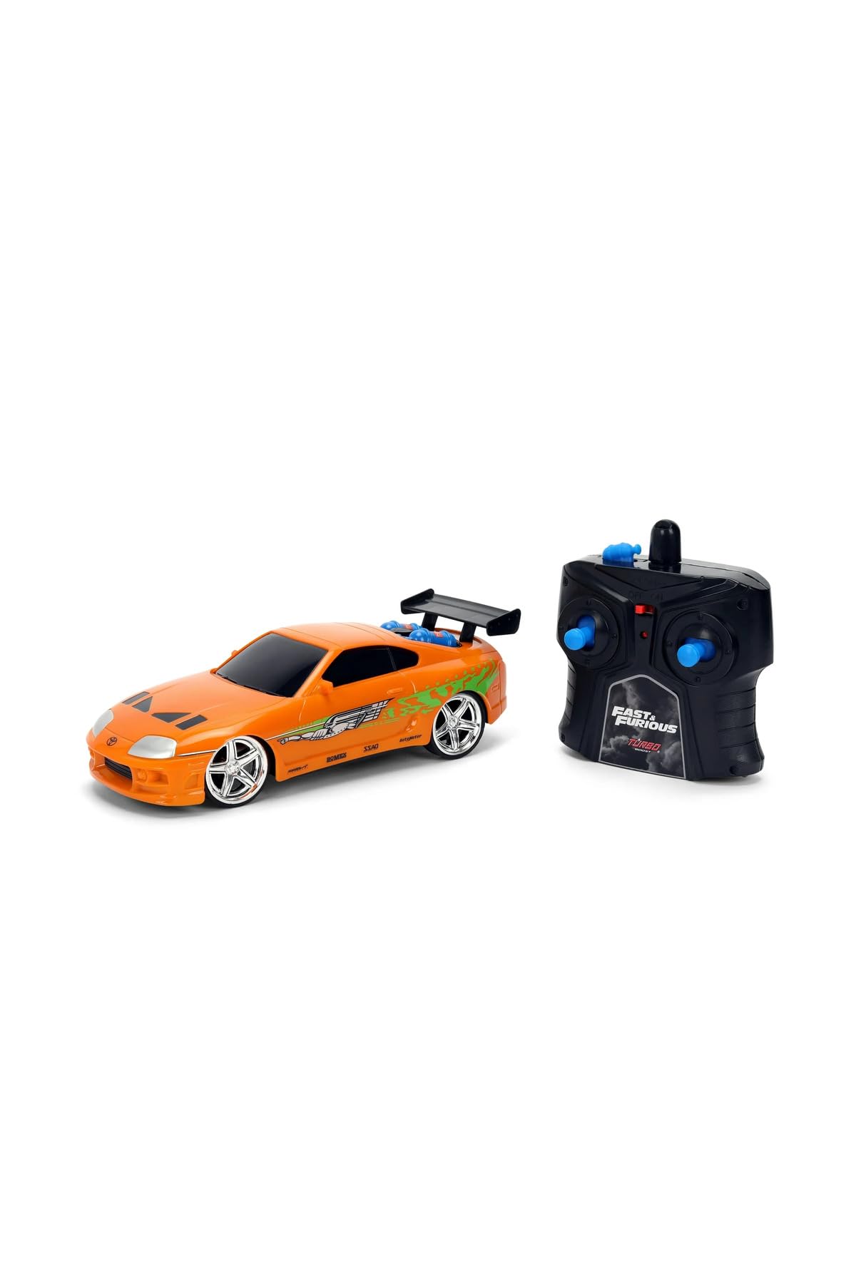 Cici Oyuncak Fast & Furious Nitro Powered Vapor 1:24 RC Brian's Toyota Supra, Turuncu, Kumandalı Araba