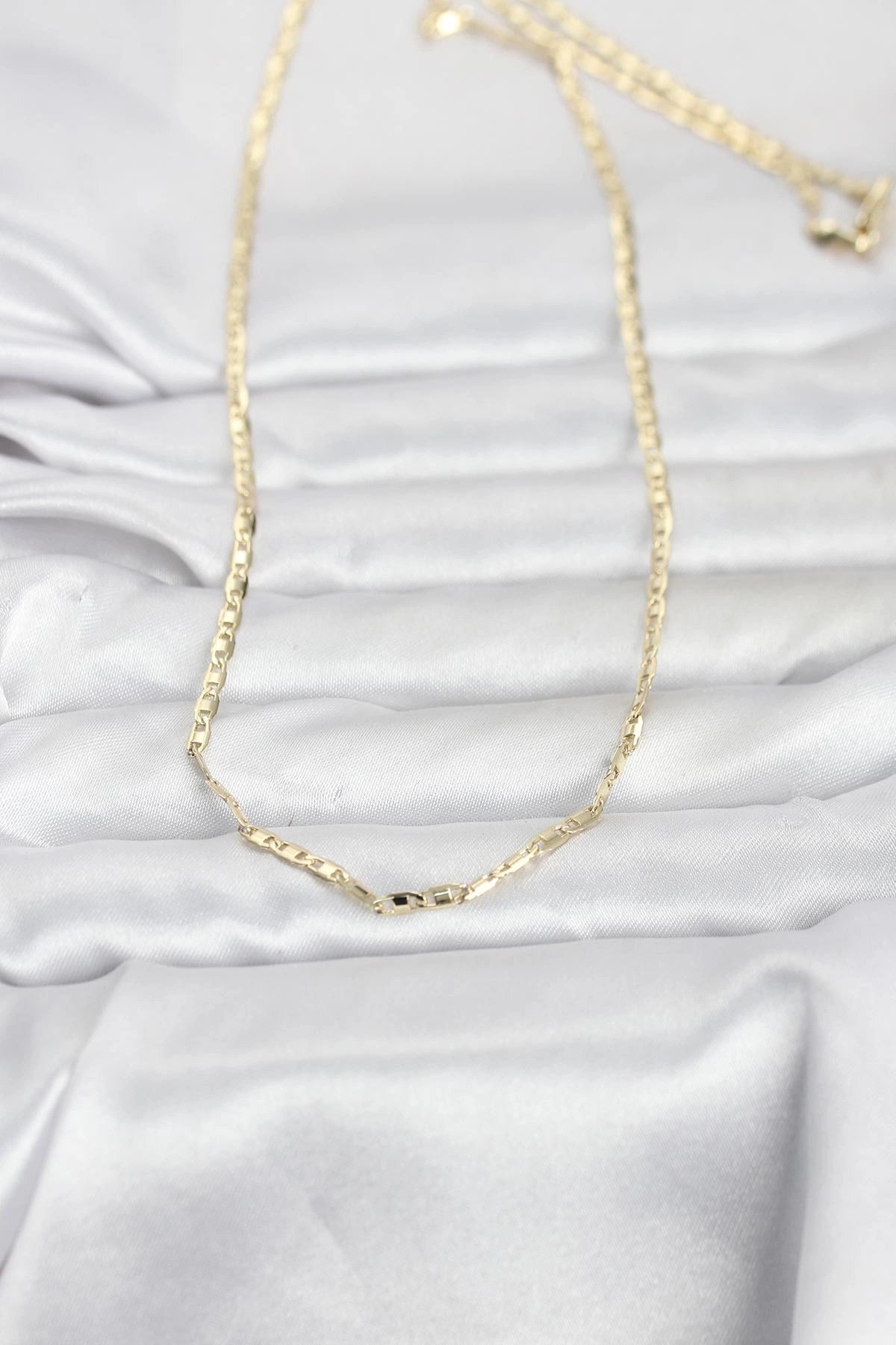 CM 14K Gold Renk Gemici Zincir Model 60 cm Kadın Kolye
