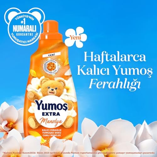 Extra Çamaşır Yumuşatıcı Manolya 1440 Ml 60 Yıkama