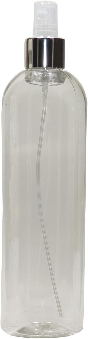 Paradise Boş Pet Şişe Ambalaj 400 ml & Valf Sprey Gümüş 50 Adet