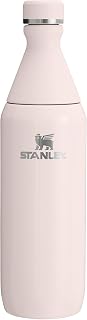 Stanley All Day Slim Soğuk Su Şişesi Termosu, 0.60 Litre, Pembe Kuvars (Rose Quartz)