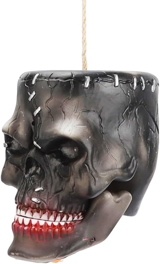 Beysüs Halloween Kuru Kafa Hareketli Sesli Siyah