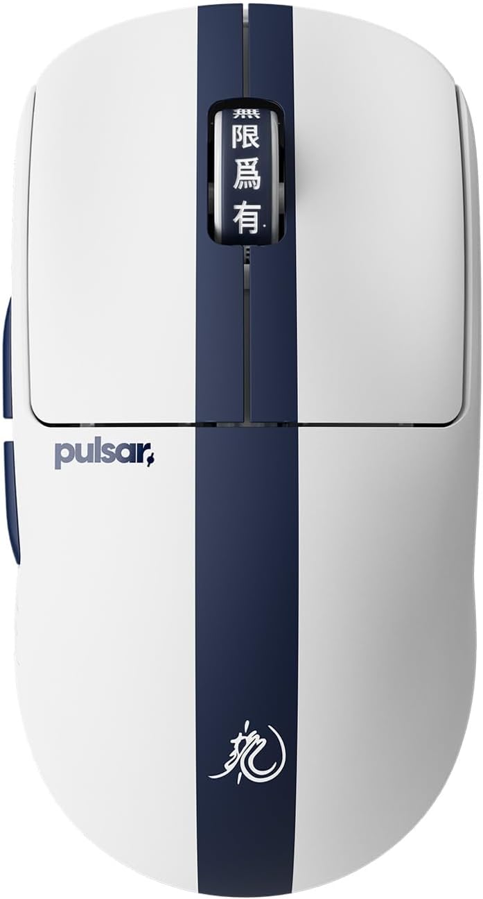 Pulsar Gaming Gears X2 Crazylight kablosuz oyun faresi, ultra hafif 1,27 oz (36 g), optik anahtar, 32000 DPI, 750 IPS, XS-1 sensör, 8k uyumlu (Mini, Bruce Lee 85th Edition)