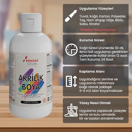 Lacivert Akrilik Boya 250 gr