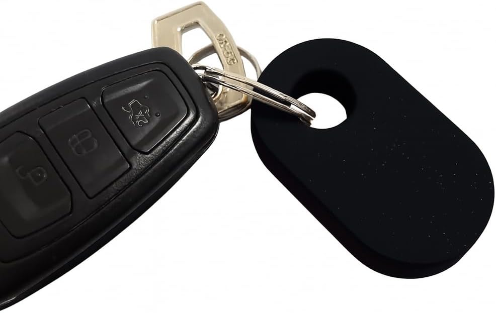 SmartTag2 ile Uyumlu Kılıf Darbelere ve Suya Dayanıklı Smart Tag 2 Plastik Koruyucu - (Siyah)