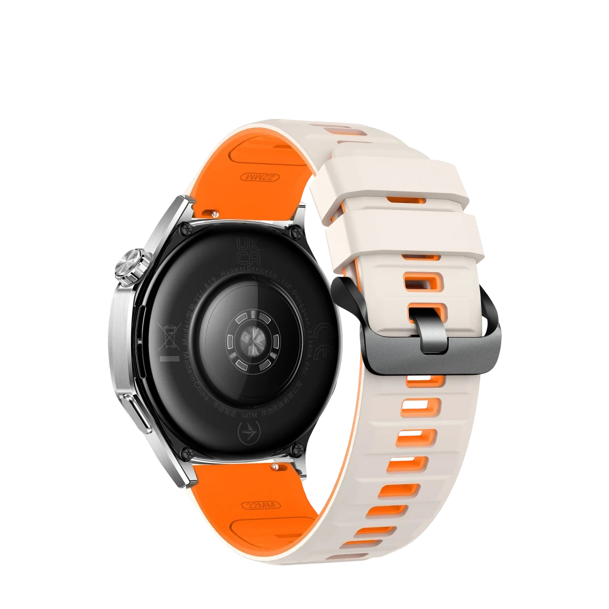 Apple Watch Ultra 49mm Minoc Kordon - Beyaz-Turuncu