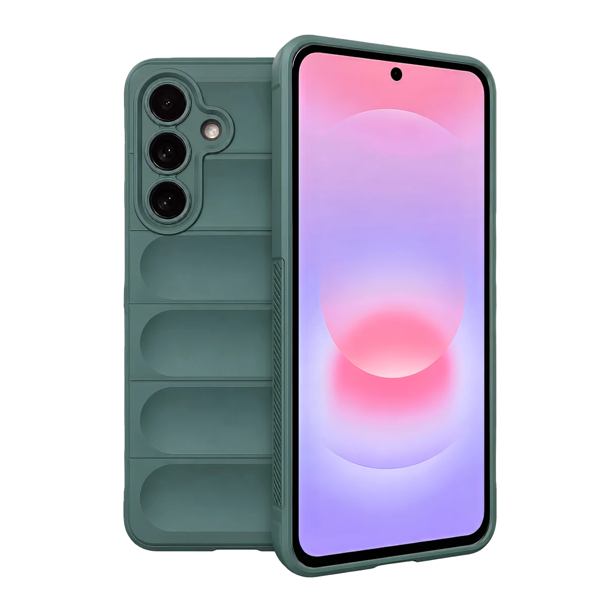 Samsung Galaxy A37 5G Optimum Silikon - Koyu Yeşil