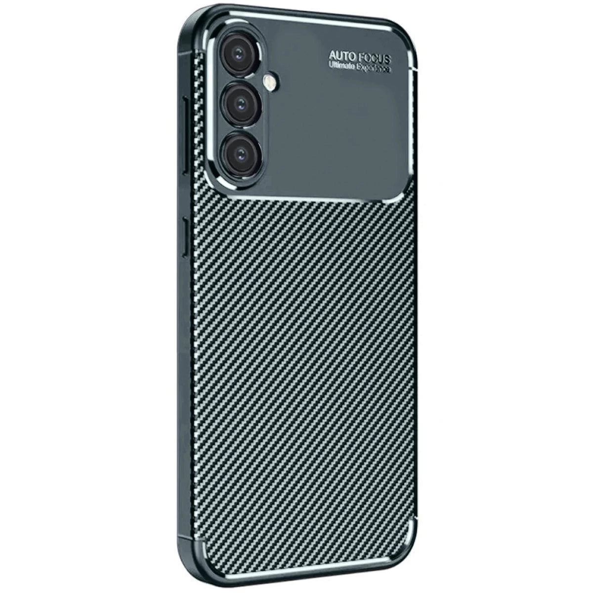 Samsung Galaxy A16 5G Kılıf Auto Focus Karbon Kapak - Koyu Yeşil